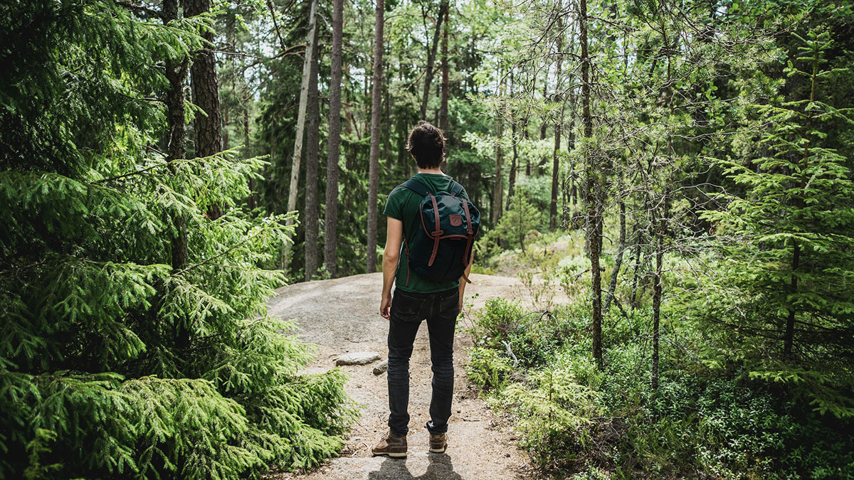 T-shirt męski Szlak Mnie Trafił - nowy wzór jednej z najpopularniejszych koszulek turystów - kolor: zielony ciemny